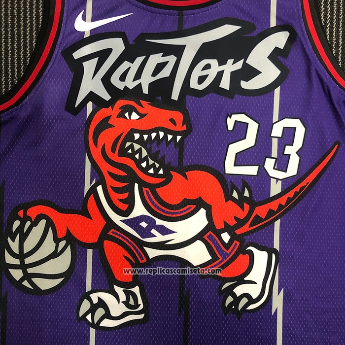 Camiseta Toronto Raptors Fred VanVleet #23 Classic Edition Violeta